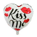 10pcs 18inch Heart Foil Balloons