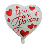 10pcs 18inch Heart Foil Balloons