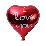 10pcs 18inch Heart Foil Balloons