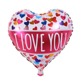 10pcs 18inch Heart Foil Balloons