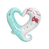 10pcs 18inch Heart Foil Balloons