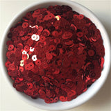 3mm 4mm 5mm 6mm Sparkles Flat Sequin Round Loose