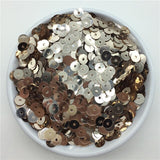 3mm 4mm 5mm 6mm Sparkles Flat Sequin Round Loose