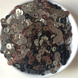 3mm 4mm 5mm 6mm Sparkles Flat Sequin Round Loose
