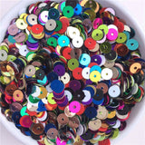 3mm 4mm 5mm 6mm Sparkles Flat Sequin Round Loose