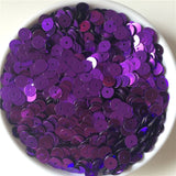 3mm 4mm 5mm 6mm Sparkles Flat Sequin Round Loose