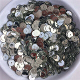 3mm 4mm 5mm 6mm Sparkles Flat Sequin Round Loose