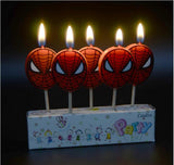 5pcs/lot Spiderman Party Candles