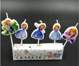 5pcs/lot Spiderman Party Candles
