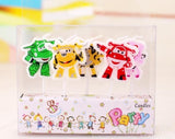5pcs/lot Spiderman Party Candles