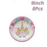 Unicorn Party Decoration Tableware Sets