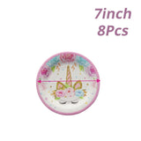 Unicorn Party Decoration Tableware Sets
