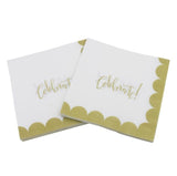 20 PCS/Pack Rose Gold Point Dot Napkin Paper