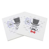 20 PCS/Pack Rose Gold Point Dot Napkin Paper
