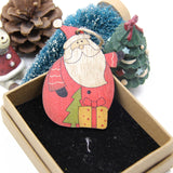 5PCS Colorful  Christmas Wooden Pendants Ornaments