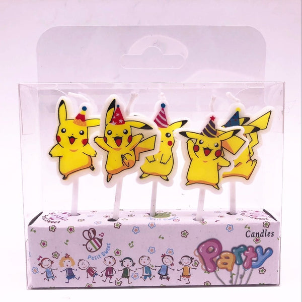 5pcs Pokemon Party Candles