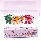 5pcs Super Wings Candles