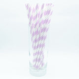 25pcs/lot Orange Stripe Paper Straws