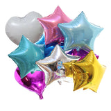 12pcs 18 inch Star Foil Balloons