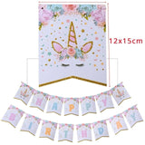 1set Unicorn Party Supplies