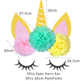 1set Unicorn Party Supplies
