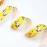 25mm Unicorn Party Grosgrain Ribbon