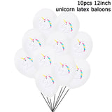 15pcs Pink Unicorn Balloons