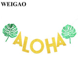 Aloha Party Decoration Pineapple Cactus Foil Balloons