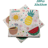 Aloha Party Decoration Pineapple Cactus Foil Balloons