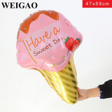 Aloha Party Decoration Pineapple Cactus Foil Balloons