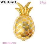 Aloha Party Decoration Pineapple Cactus Foil Balloons