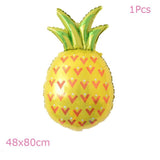 Aloha Party Decoration Pineapple Cactus Foil Balloons