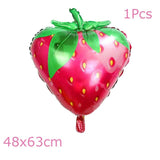 Aloha Party Decoration Pineapple Cactus Foil Balloons