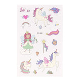 7.5x12cm Girls favor Unicorn Temporary Tattoos