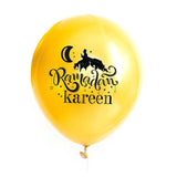 12pcs Hajj Mubarak Latex Balloons