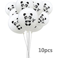 Cartoon Panda Theme Happy Birthday Party Set