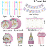 Unicorn Party Supplies Kit