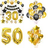 30th 40th 50th Giant Number Foil Balloons