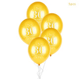 30th 40th 50th Giant Number Foil Balloons