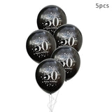 30th 40th 50th Giant Number Foil Balloons