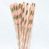 50pcs Drinking Paper Straws
