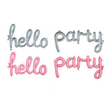 Letter Balloon Hello Party