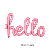 Letter Balloon Hello Party