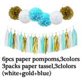 1set Mermaid Party Decoration Supplies