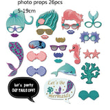 1set Mermaid Party Decoration Supplies