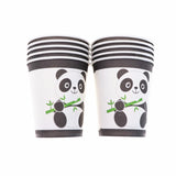 10pcs/lot Panda 7inch Disposable Cups