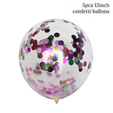 15pcs Pink Unicorn Balloons