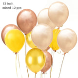 Birthday Balloons Rose Gold Number Foil Balloons 1 2 3 4 5 6 7 8 9