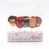 5pcs Super Wings Candles