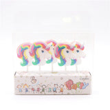 5pcs Super Wings Candles